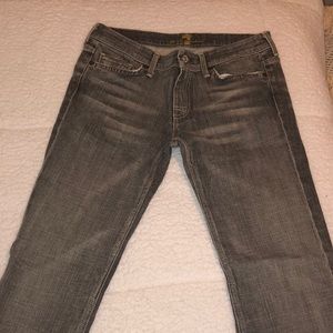 7 for all mankind straight leg grey